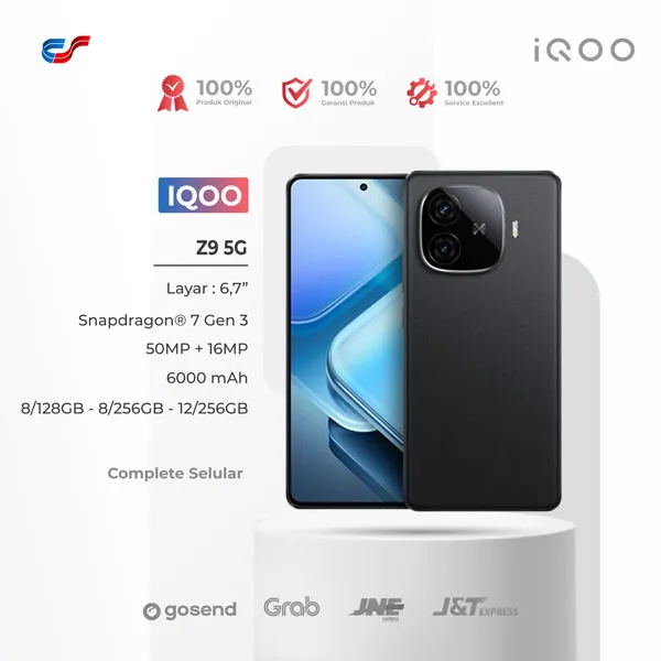 iQoo Z9 5G 8/256GB - 12/512GB Garansi Resmi By Vivo Indonesia | Lazada Indonesia