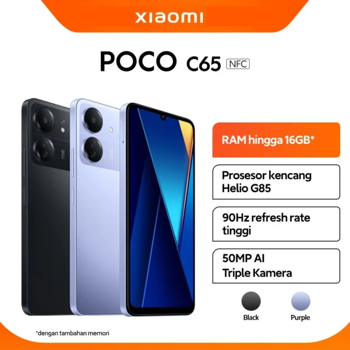 POCO C65 RAM 6/128GB CPU Octa-core | Lazada Indonesia