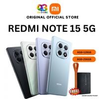 (NEW) Xiaomi REDMI NOTE 15 5G dengan FREE SOUND POCKET 1 TAHUN JAMINAN Xiaomi Telefon Pintar 6GB 128GB & 8GB 256GB