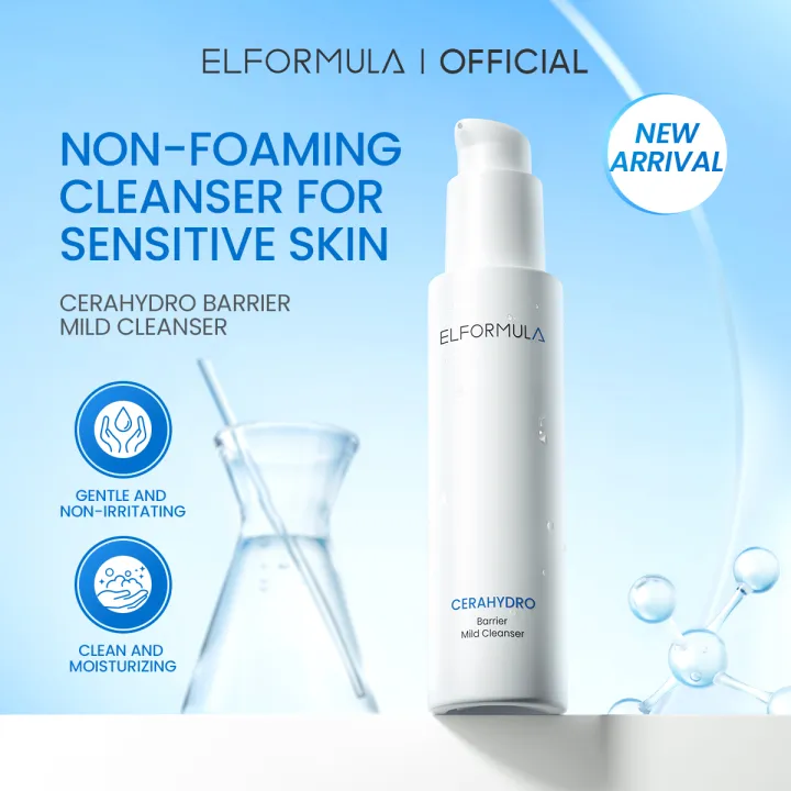 ELFORMULA Cerahydro Mild Cleanser – Facial Wash Sabun Pembersih Non Foam Low pH Sensitive Skin Melembabkan Kulit Cocok Untuk Kulit Sensitif | Lazada Indonesia