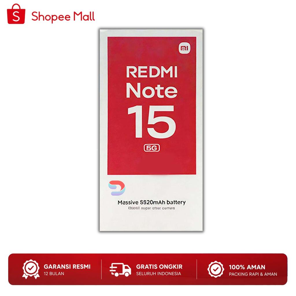Jual Xiaomi Redmi Note 15 LTE | Redmi Note 15 4G / 5G 8/128GB 8/256GB 12/512GB AMOLED Garansi Resmi Indonesia | Shopee Indonesia