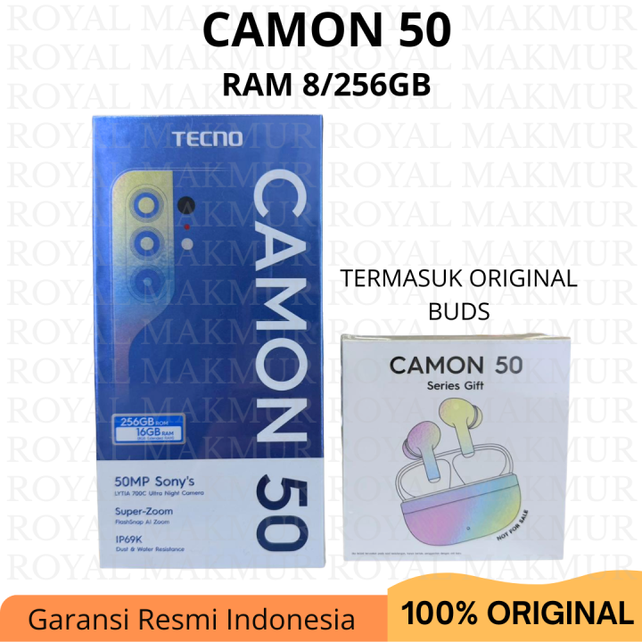 TECNO CAMON 50 8/256GB - Garansi Resmi | Lazada Indonesia