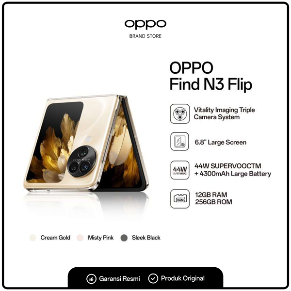 OPPO Find N3 Flip 12GB/256GB | Lazada Indonesia