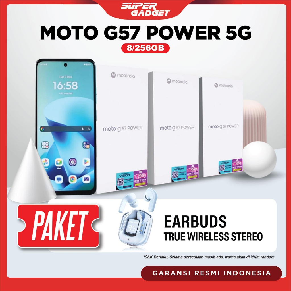Jual Motorola Moto G57 Power 5G 8/256 8GB 256GB Smartphone Android | Shopee Indonesia