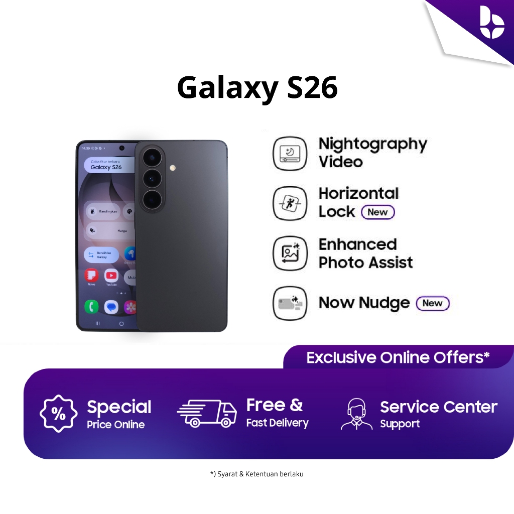 Jual Samsung Galaxy S26 | S26+ | S26 Ultra | Shopee Indonesia