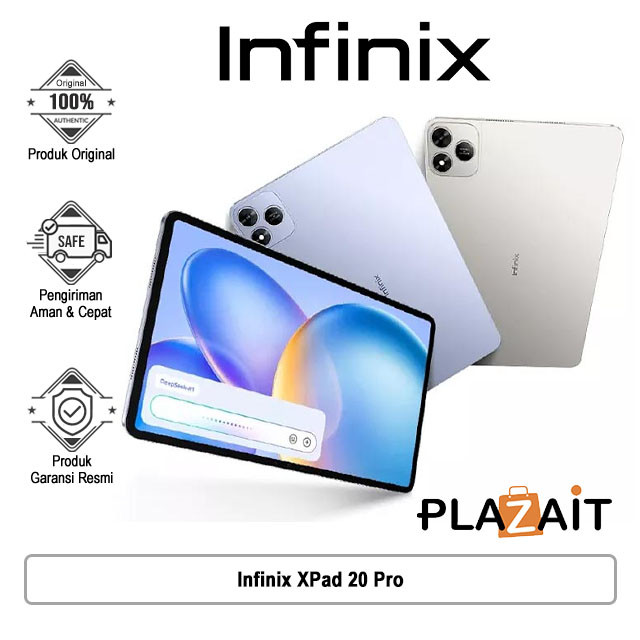 Jual Infinix XPad 20 Pro LTE 8GB/256GB - Mediatek Helio G100 Ultimate - 12" 90Hz - 8000 mAh | Shopee Indonesia