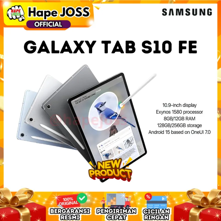 Samsung Galaxy Tab S10 FE 5G 8/128GB Garansi Resmi Indonesia | Lazada Indonesia