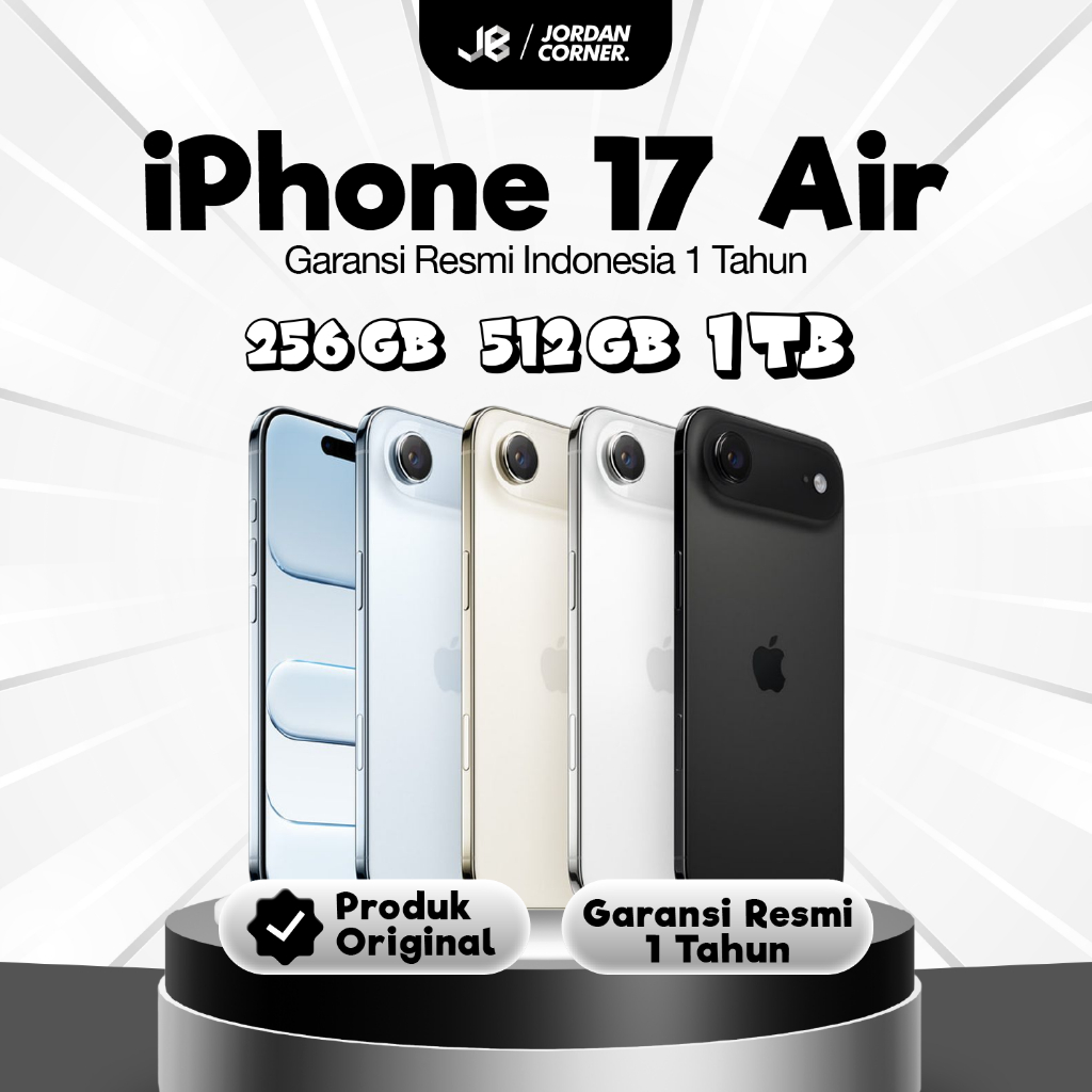 Jual Apple iPhone 17 Air Second Resmi Indonesia All Provider & Bea Cukai 256GB 512GB 1TB | Shopee Indonesia