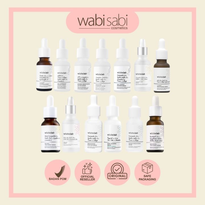 WHITELAB SERUM- Acne Calming | Peeling serum| Intense Brightening | Intensive Care serum| C-Dose Brightening| Brightening Booster Serum | Real Barrier Booster| Natural Moisturizing Factor | Probiome Complex | Age Correxion Firming | A-Dose+ Glowing