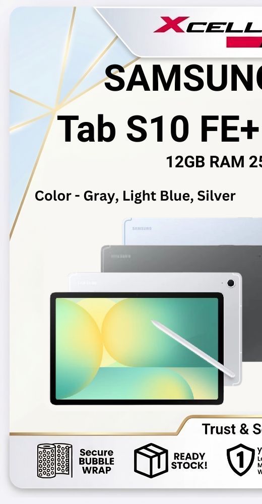 SAMSUNG Galaxy Tab S10 FE+ [12GB RAM 256GB ROM] - Original SAMSUNG Malaysia