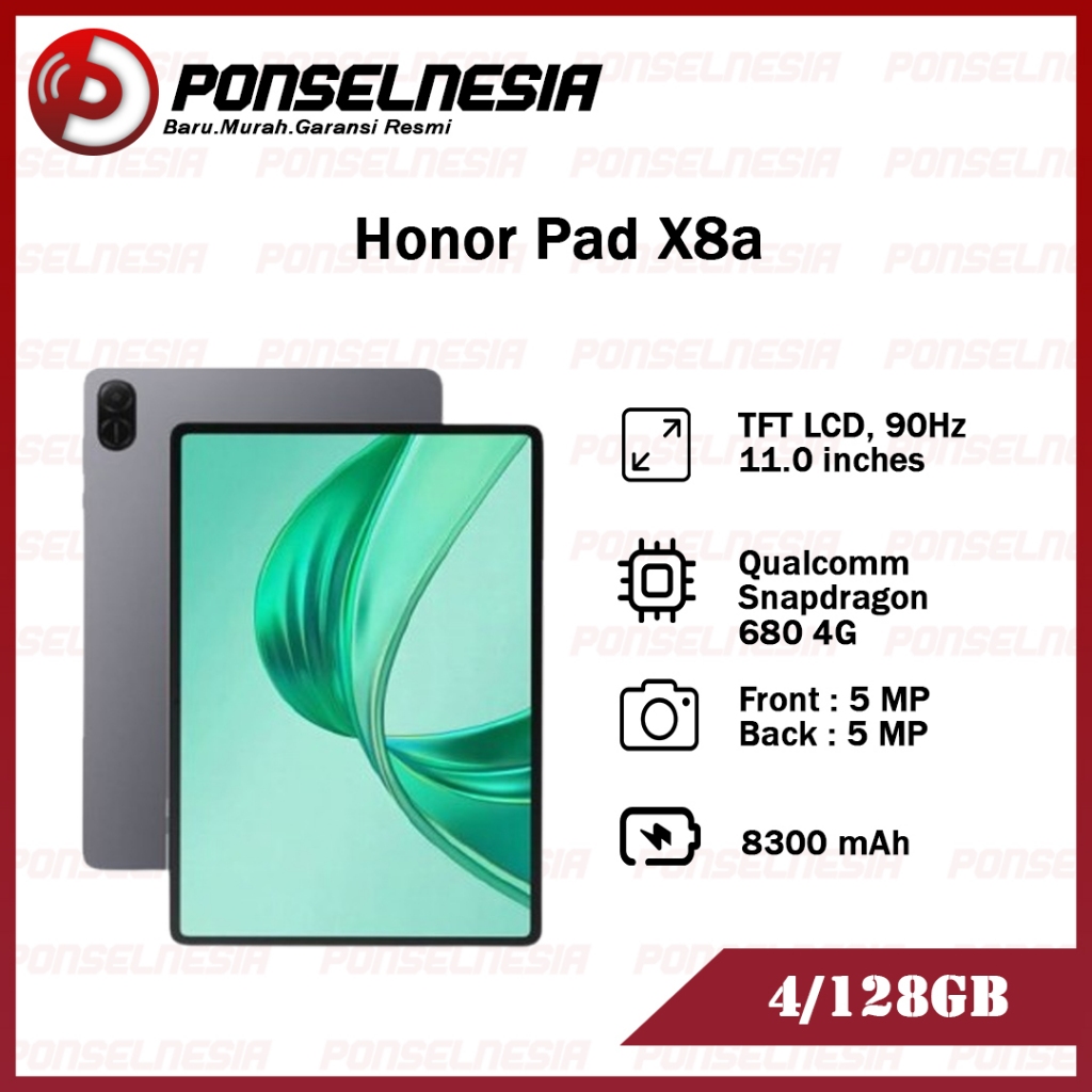 Jual HONOR Pad X8A 4/128 Garansi Resmi | Shopee Indonesia