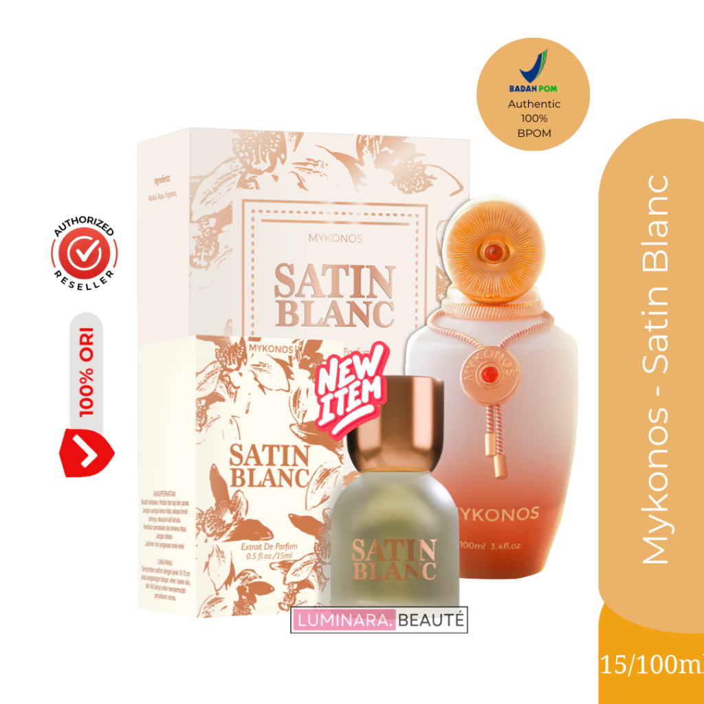 Jual Mykonos - Satin Blanc Extrait de Parfume | Shopee Indonesia