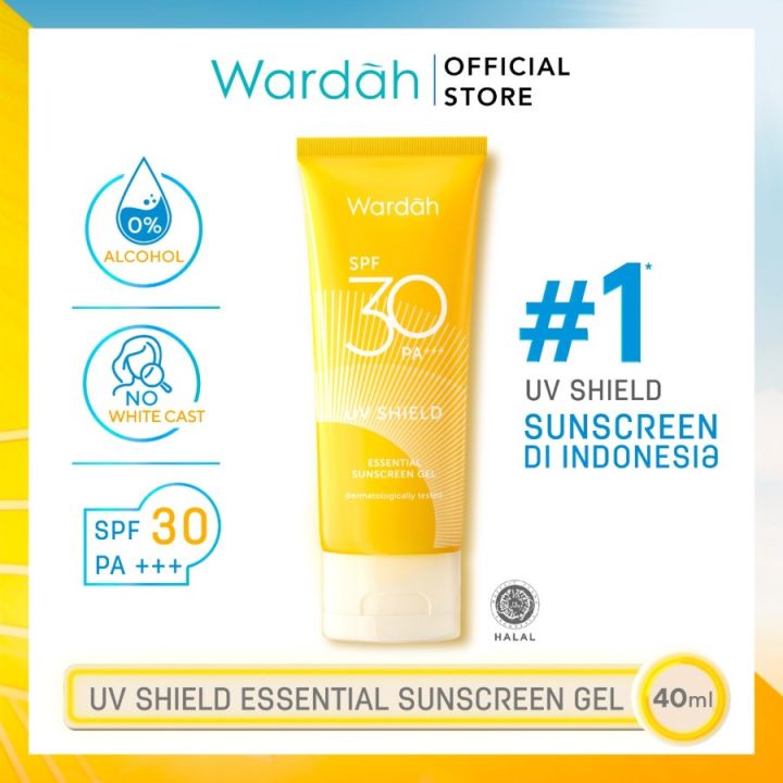 WARDAH UV SHIELD ESSENTIAL SUNSCREEN GEL SPF 35 PA +++ 40 ML