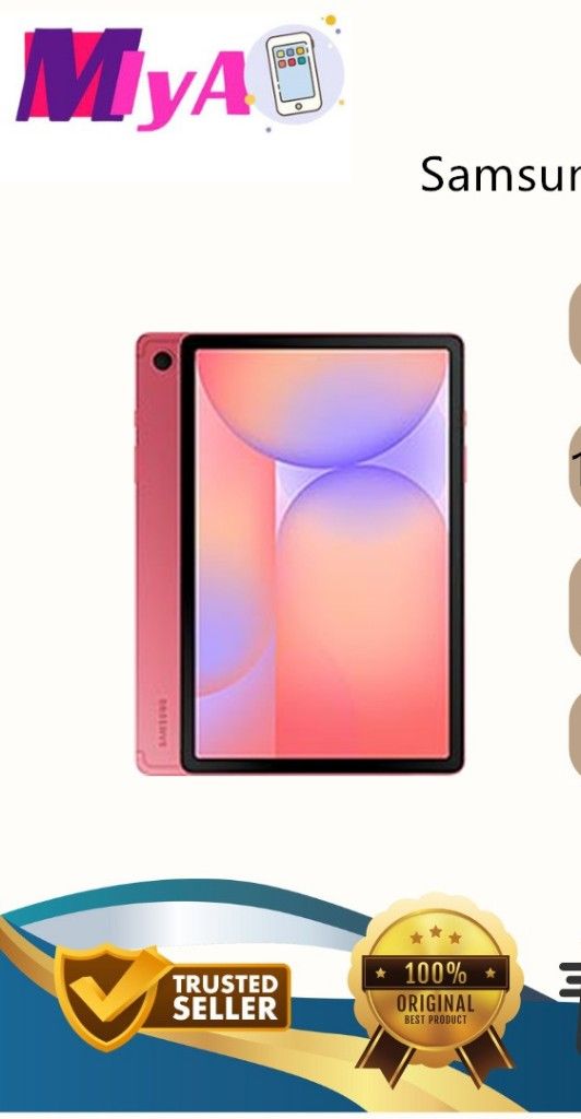 Samsung Galaxy Tab S10 Lite 5G/ WiFI 6+128GB l 8000 mAh l 1 Year Warranty Samsung Malaysia