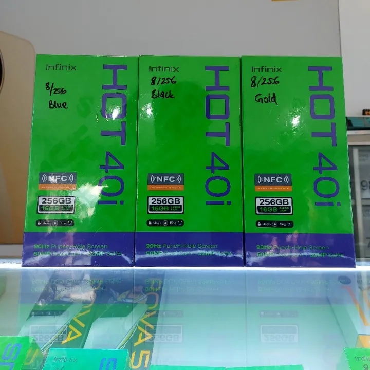 INFINIX HOT 40i 8/256gb GARANSI RESMI 1TAHUN NEW SEGEL BOX NO REPACK