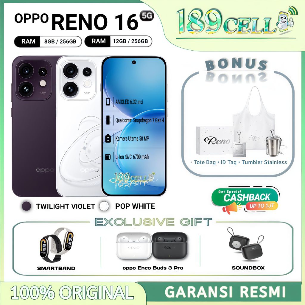 Jual OPPO RENO 16 5G RAM [8/256GB][12/256GB] - 3D Pop Planet Design, Al Remix Collage, 50MP | Reno16 5G GARANSI RESMI | Shopee Indonesia