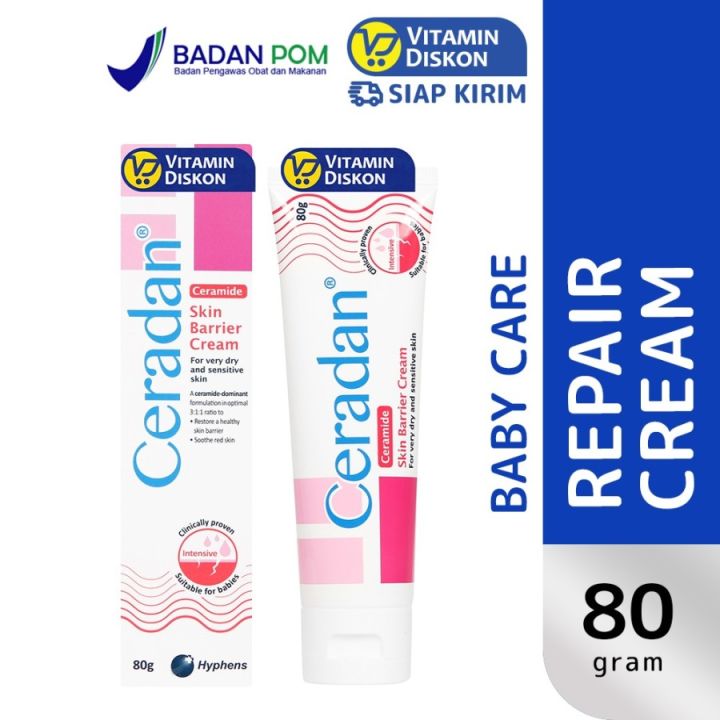 Ceradan Krim Pereda Iritasi Kulit Ceramide Dominant Skin Barrier Cream 80 Gr