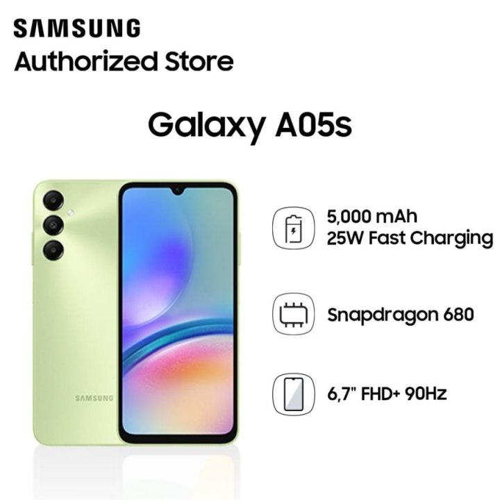 SAMSUNG A05s RAM 6/128 GB GARANSI RESMI ORIGINAL BISA KREDIVO / PAYLATER