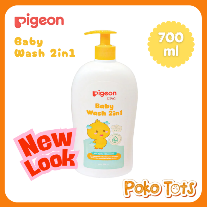 Pigeon Baby Wash 2in1 700ml Rejuv Sabun Baby Anak Hair & Body With Jojoba and Chamomile