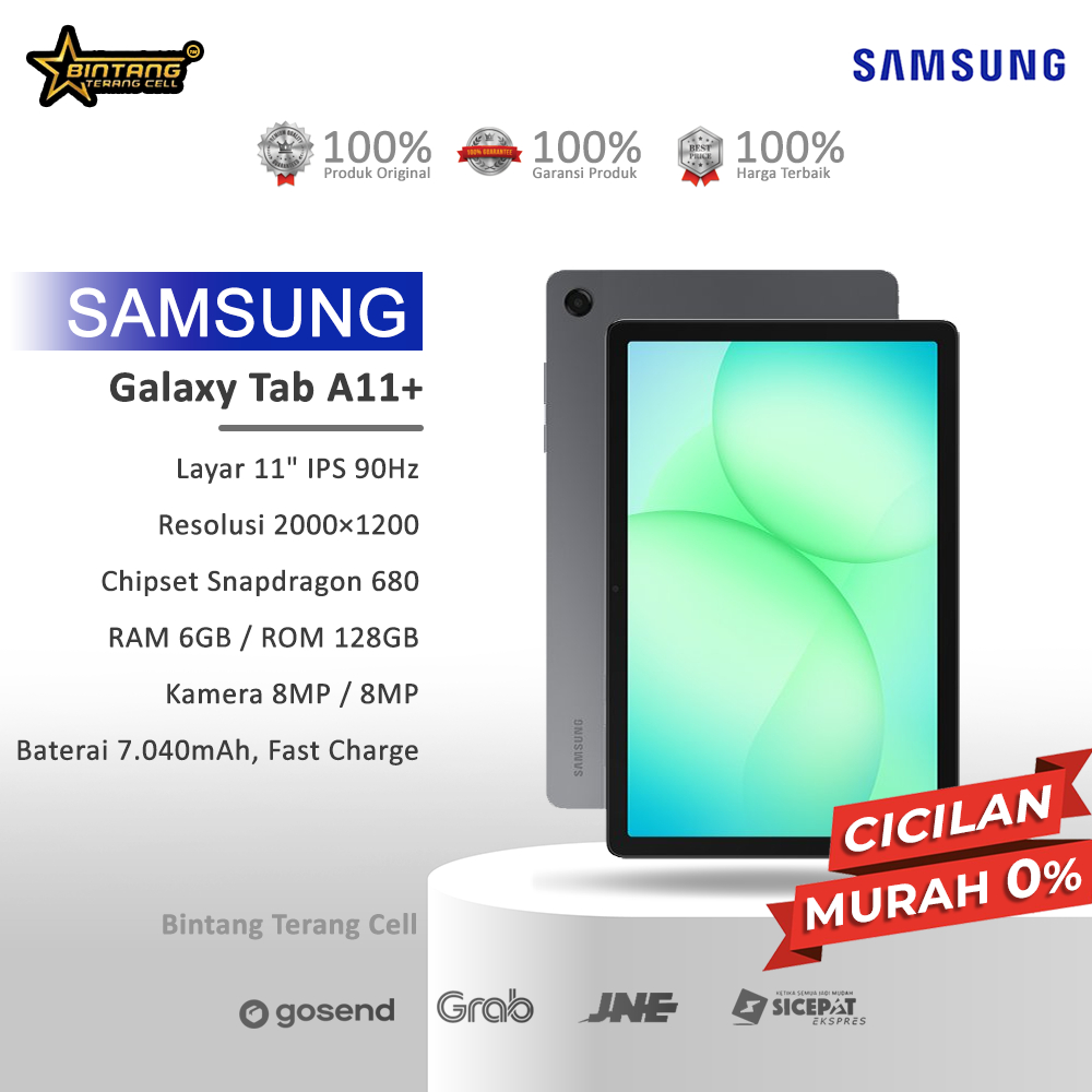 Jual Samsung galaxy tab tablet a11 plus tab a11+ tab a11+ 5G ram 6/128gb garansi resmi | Shopee Indonesia