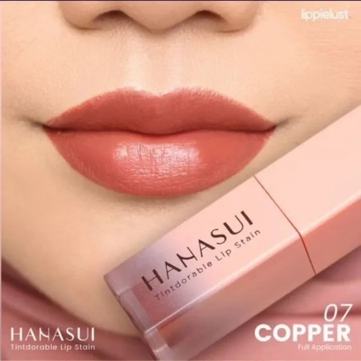 Hanasui tintdorable lip stain 07 copper | Lazada Indonesia