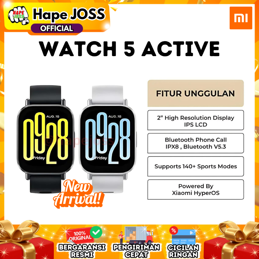 Jual Xiaomi Redmi Watch 5 Active Resmi Indonesia | Shopee Indonesia