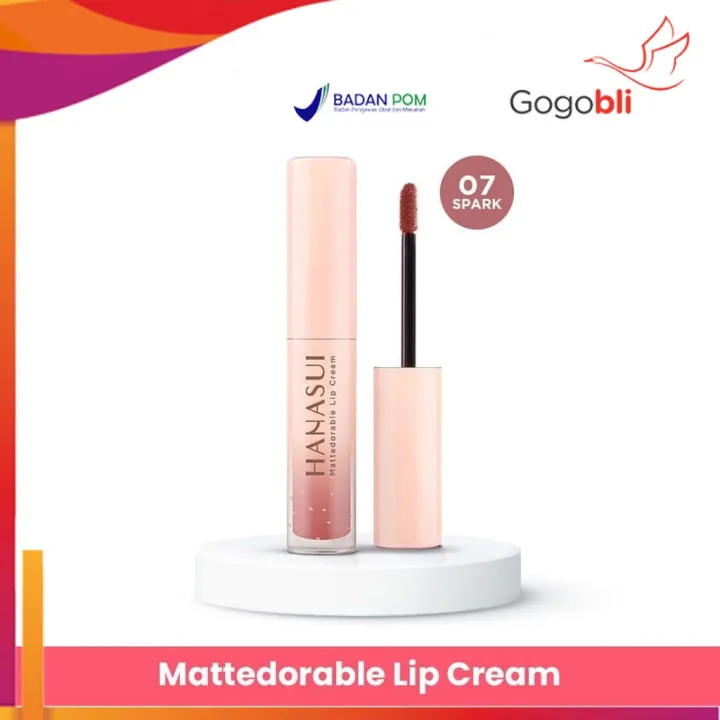 Hanasui Mattedorable Lip Cream 07 Spark 4gr