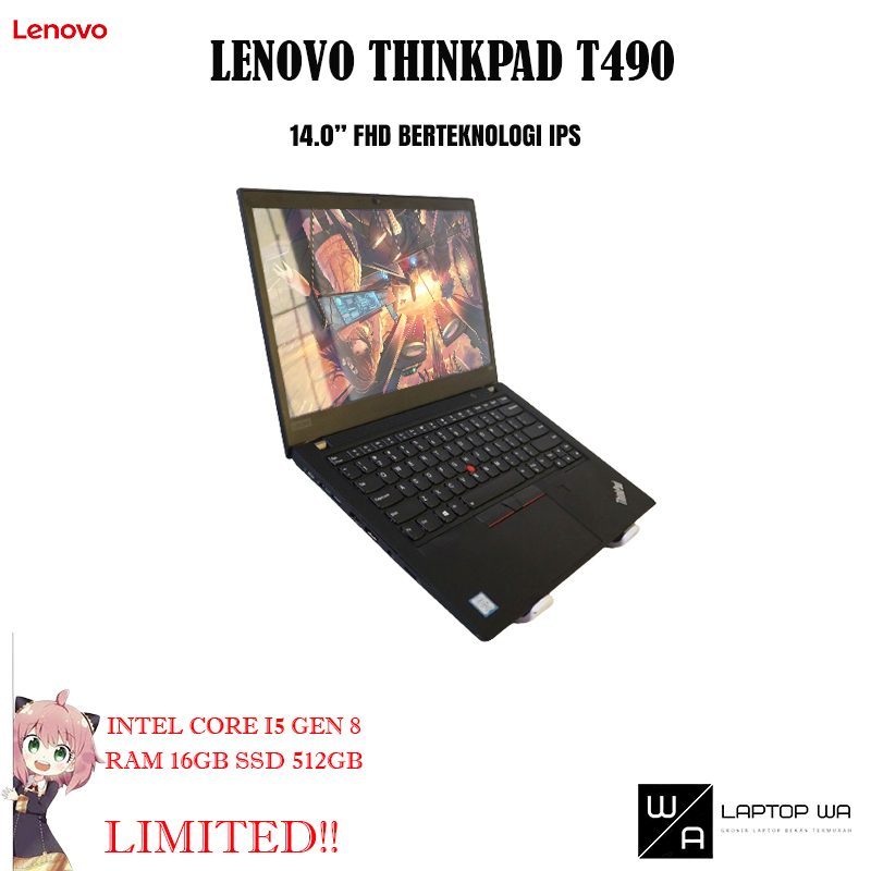 Jual Lenovo Thinkpad T490 | Core I5 Gen 8 | RAM 16GB | SSD 512GB | 14" Display | Shopee Indonesia