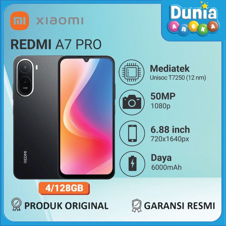 Xiaomi Redmi A7 Pro 4GB/128GB | Layar 6.9" 120Hz | Baterai 6000mAh - Garansi Resmi | Lazada Indonesia