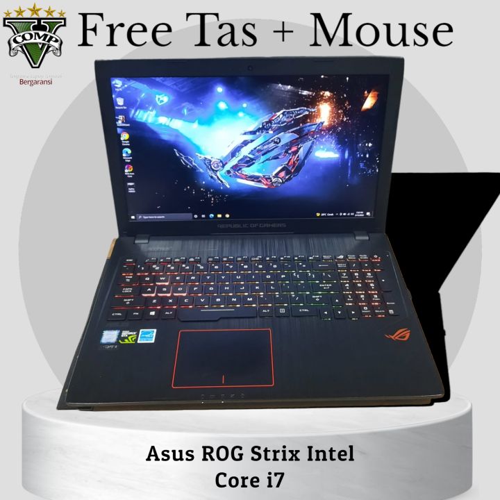 Laptop Asus ROG Strik GL553VD, Core i7-7700HQ, Nvidia Geforce GTX 1050, Ram 16GB, HDD 1TB, Ssd 128Gb | Lazada Indonesia