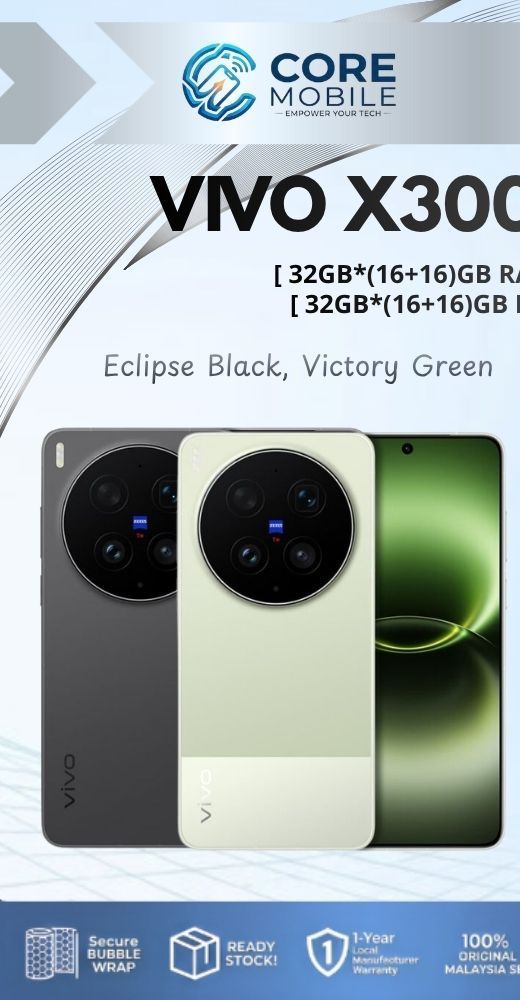 VIVO X300 Ultra 5G [32GB*(16+16)GB RAM 512GB ROM / 1TB ROM] / X100 5G - Original VIVO Malaysia