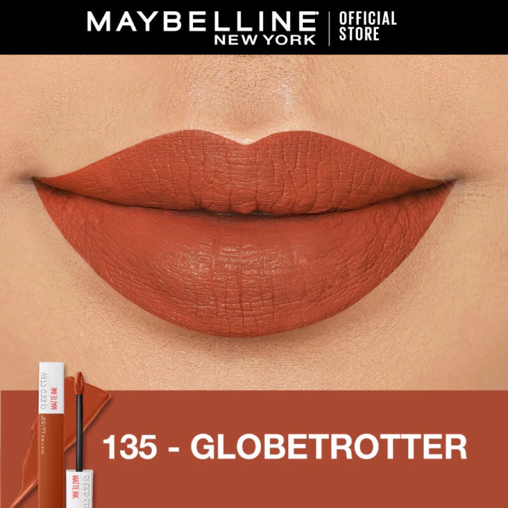 Jual Maybelline Superstay Matte Ink 135 GlobeTrotter ED Nov 2025 | Shopee Indonesia
