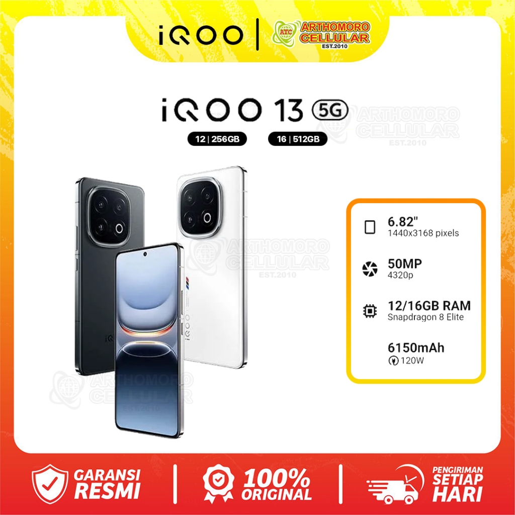 Jual IQOO 13 5G (12/256) & (16/512) - GARANSI RESMI | Shopee Indonesia