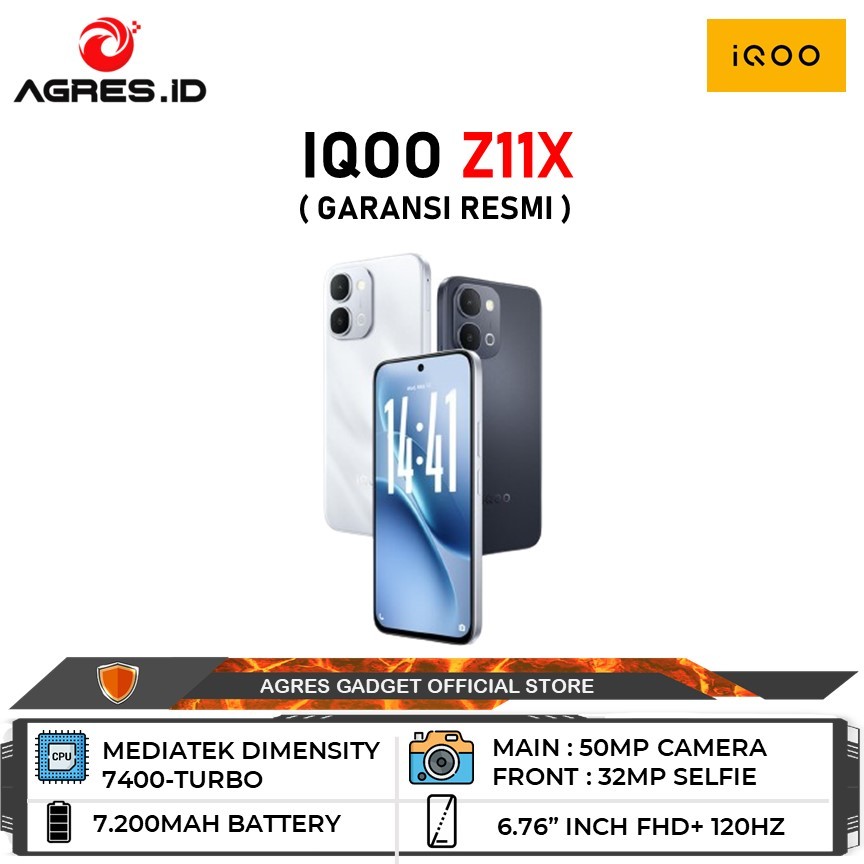 Jual iQOO Z11X 5G 8GB/256GB Garansi Resmi iQOO Indonesia | Shopee Indonesia