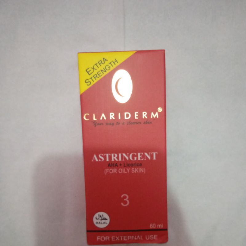 Jual Clariderm Astringent AHA+Licorice | Shopee Indonesia