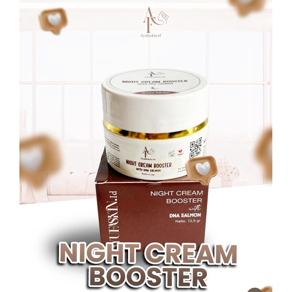 Jual ayufaskin.id Night cream booster DNA salmon | Shopee Indonesia