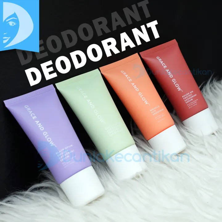 Grace And Glow Deodorant Roll On Serum Series Moiselle Silk Bright and Firm Protect Smooth Fresh All Day Deo Serum Penghilang Bau Badan