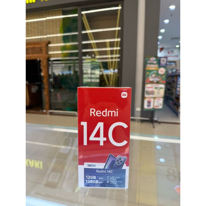 • NEW SET •  - REDMI 14C   - COLOUR :  BLACK  - RAM : 6GB  - STORAGE : 128GB - WARRANTY : 1 YEAR