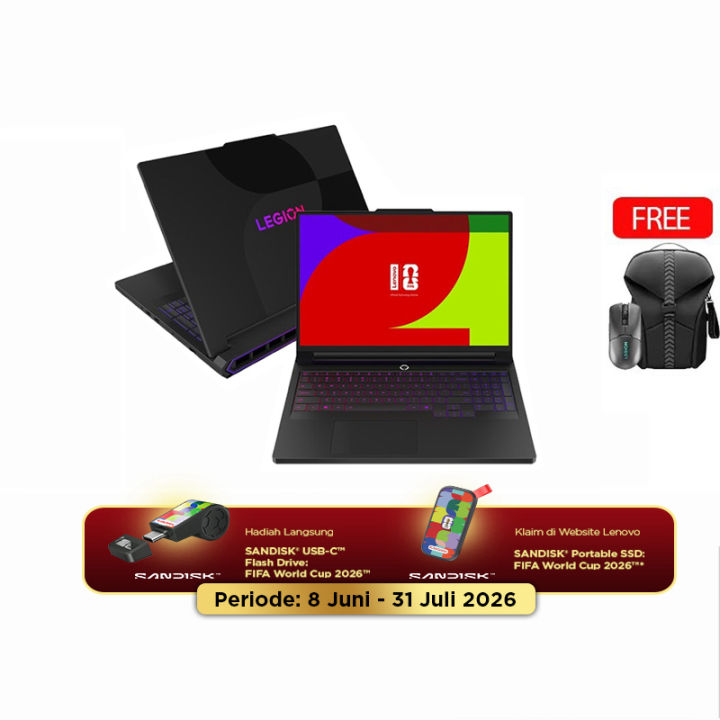 LENOVO Legion Pro 7 16IAX10H HSID Ultra 9 275HX/32GB/1TB SSD/GeForce RTX 5070 TI 12GB/16" WQXGA OLED 240Hz/W11 | Lazada Indonesia
