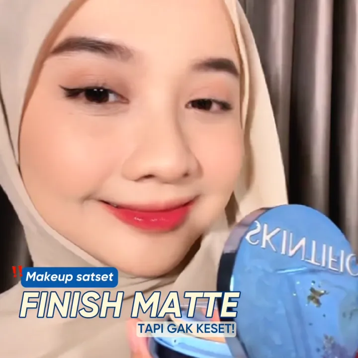 【Skintific Official 】SKINTIFIC Perfect Stay Velvet Matte Cushion Stay Matte All Day