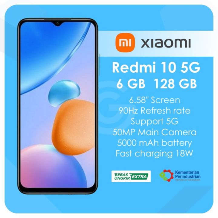 Xiaomi Redmi 10 5G 6/128 GB Resmi Xiaomi Indonesia - Promo