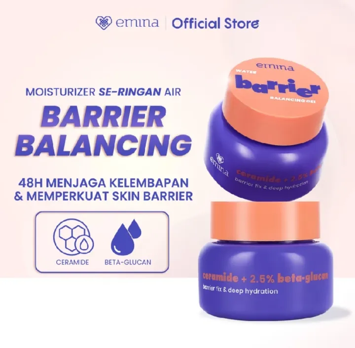 Emina Water Barrier Balancing Gel Moisturizer 30g | Lazada Indonesia
