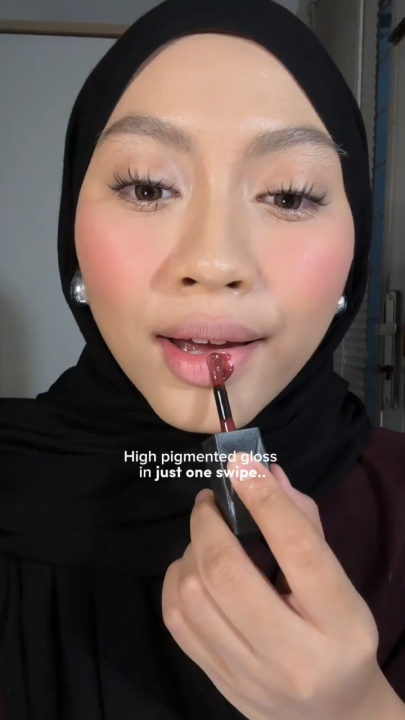 Make Over Amplify Fluid Glass Lip Gloss - Glossy Shine Non Sticky Buildable Color Lip Balm | Lazada Indonesia