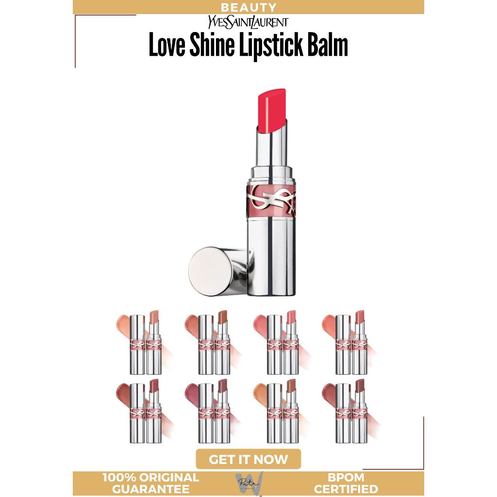 Jual YSL Yves Saint Laurent LoveShine Lipstick Love Shine Lipstick Gloss | Shopee Indonesia