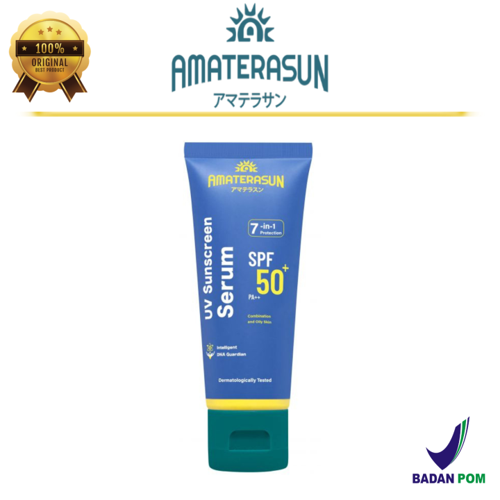 AMATERASUN UV Sunscreen Serum SPF 50+ PA++ 50gr | Lazada Indonesia