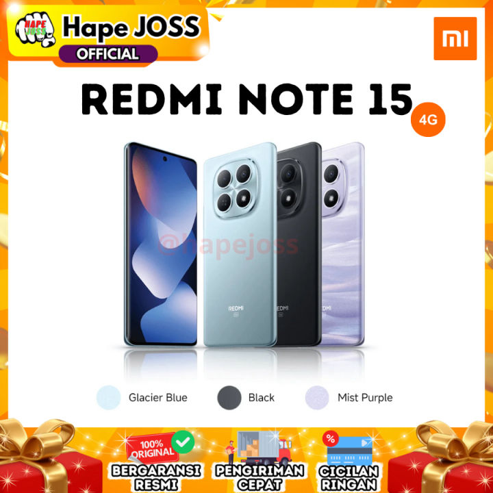 Xiaomi Redmi Note 15 4G 8/256GB NFC Garansi Resmi | Lazada Indonesia