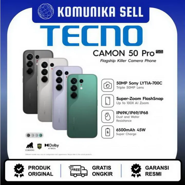 Tecno Camon 50 Pro 5G | Lazada Indonesia