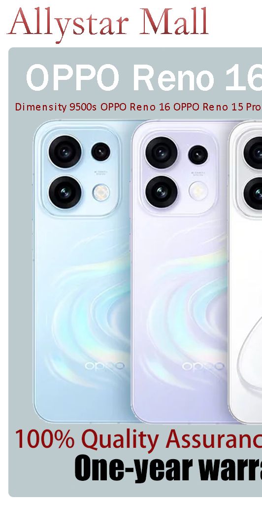 OPPO Reno 16 Pro Dimensity 9500s OPPO Reno 16 OPPO Reno 15 Pro OPPO Reno 15 OPPO Reno 15C 80W Dual SIM