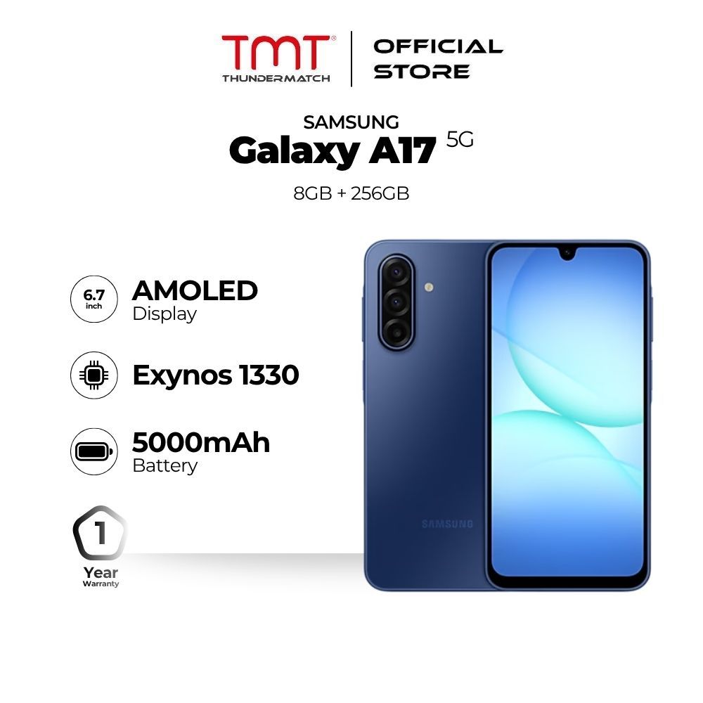 SAMSUNG Galaxy A17 5G Smartphone (8GB RAM + 256GB ROM)