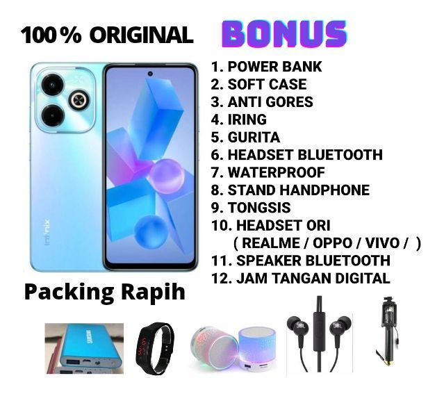INFINIX HOT 40i NFC RAM 8/256 GB RESMI